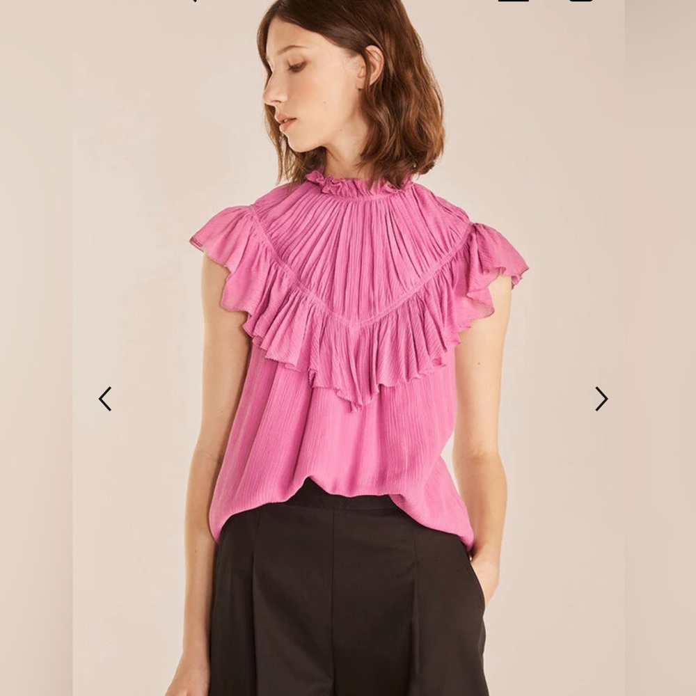 Rebecca Taylor Flutter Silk Top